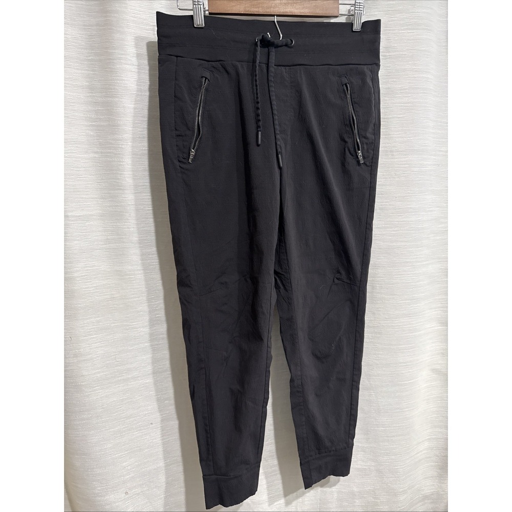 Athleta Trekkie North Jogger Pants Womens 6 Black Pockets Hiking Trail Outdoor
